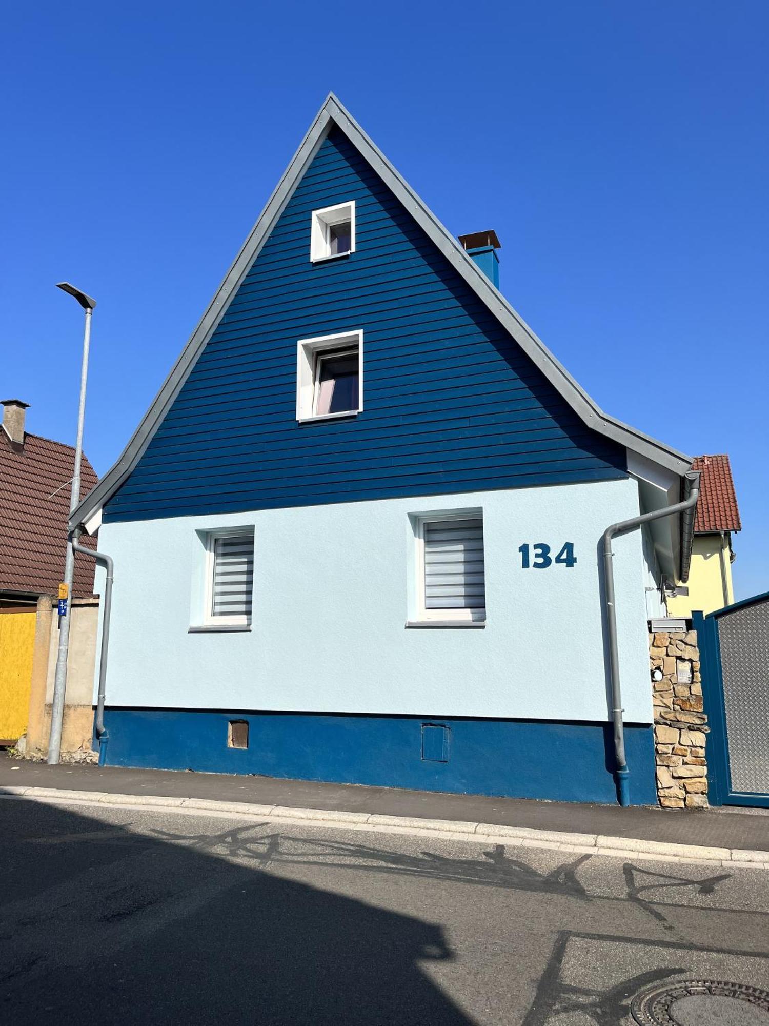 Ferienwohnung Blaues Haus Ubstadt-Weiher Exterior photo